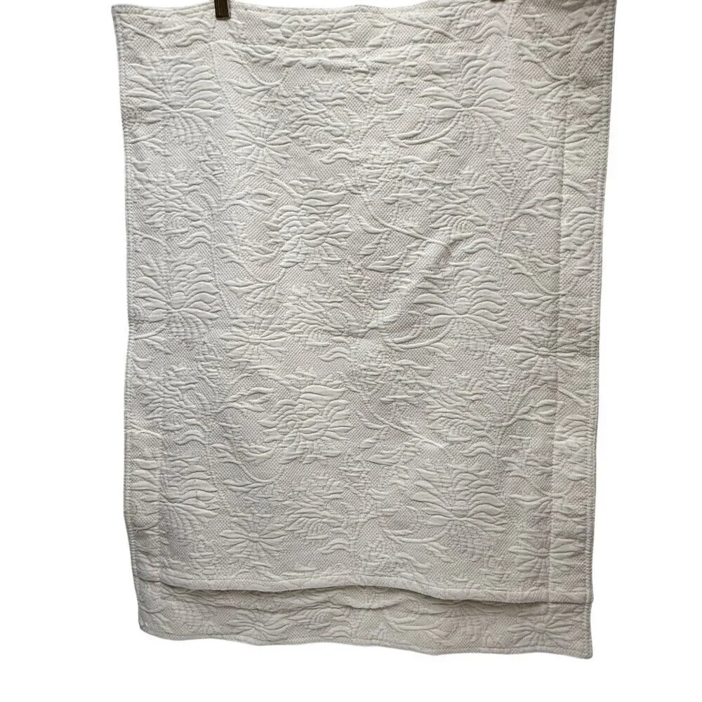 Charter Club Matelasse Pillow Sham Standard Size Pillowcase Cream
